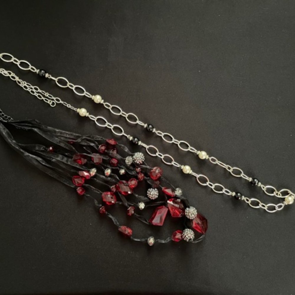 Bundle of 2 Beaded Necklaces